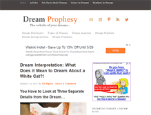 Tablet Screenshot of dreamprophesy.com